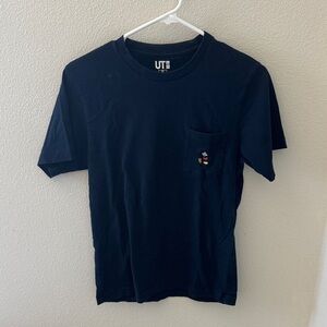 Uniqlo x Disney Navy Blue Mickey Mouse Men's Tee